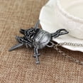 thumbnail image 2 of PikaLF Viking Pirate Skull Necklace for Men, Gothic Skull Head Pendant Necklace with 19.7” Chain, Crossed Swords Necklace, Punk Skull Jewelry Charm Gift for Men, 2 of 4