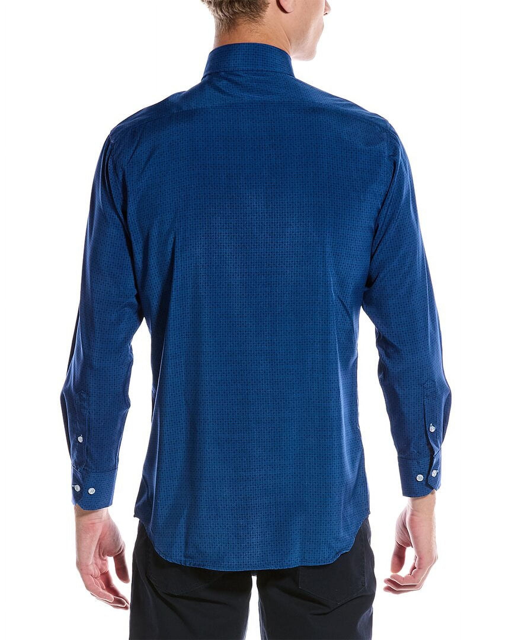 Pdbokew Men's Sun Protection Fishing Shirts Long Sleeve Travel Work Shirts  for Men UPF50+ Button Down Shirts with Zipper Pockets Mist Blue XL