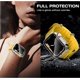 thumbnail image 5 of Apple Watch New S10 Button 42mm [Funda estilo Apple Watch Ultra], funda protectora para iWatch con aspecto ultra y película de vidrio templado, adecuada para hombres y mujeres (41 mm, Starlight), 5 of 5