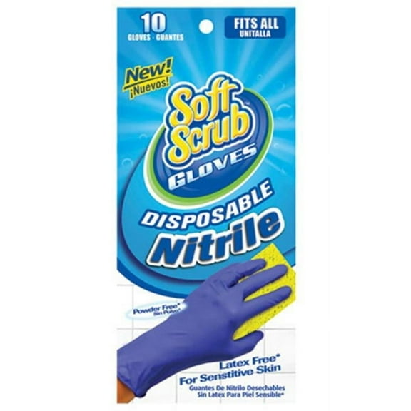 Big Time Products 11110-26 10 Count Disposable Nitrile Gloves