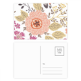 thumbnail image 1 of Dahlia Flower Paint Postcard Set Birthday Mailing Thanks Greeting Card, 1 of 3