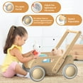 thumbnail image 3 of Registro de velocidad ajustable de madera para bebés HOMEKOL, color, 3 of 6