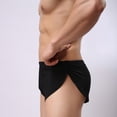 thumbnail image 4 of LEEy-world Mens Boxer Briefs Men's Underwear Boxer Briefs Pack, Moisture-Wicking, Performance Stretch Cotton, Trunks and Long Leg Black,L, 4 of 5