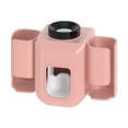 thumbnail image 2 of Airle Toothpaste Dispenser Wall-mounted Classified Plastic Automatic Toothpaste Squeezer with Toothbrush Holder for Daily Use, 2 of 8