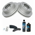 thumbnail image 2 of TRQ Front & Rear Posi Metallic Brake Pad & Performance Rotor Kit w/Chemicals BKA21829 Fits select: 2011-2019 CHEVROLET SILVERADO, 2011-2019 GMC SIERRA, 2 of 6