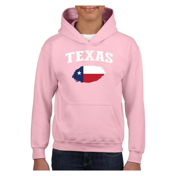 Big Girls Hoodies and Sweatshirts - Texas Flag