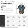 thumbnail image 5 of Fotbe Starry Sky Planet Lollipop Camisa Estampada de Manga Corta para Hombre, Casual de Verano, Estilo Playero, Sin Arrugas-Small, 5 of 5