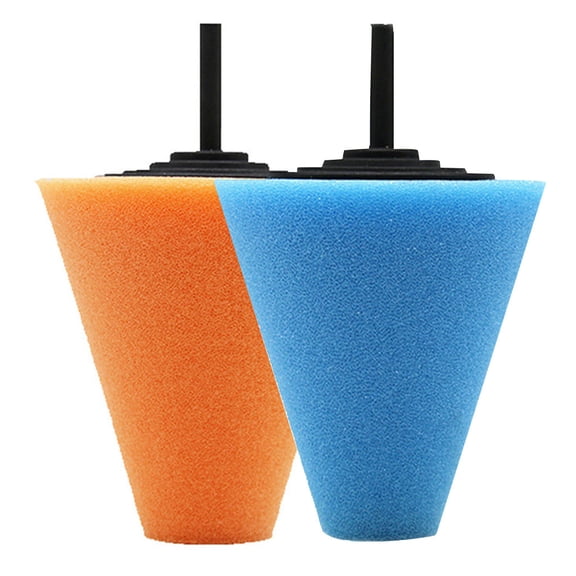 Cone Shaped Polishing Sponge, Fits All Power Drills, Ideal for Car Detailing & Polishing Hard-to-Reach Areas