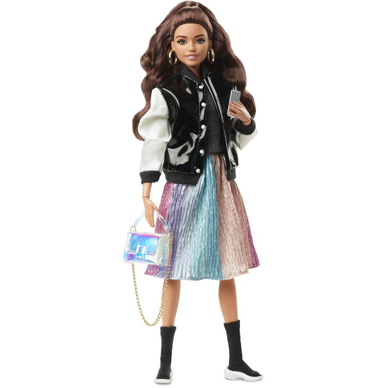 Barbie @Barbiestyle Doll (11.5-in Brunette) with Clothing Pieces And Accessories - Walmart.com