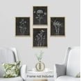 thumbnail image 3 of PixonSign Frameless Wall Art, Wildflower Floral Botanical Canvas Posters, Set of 4 Plant Prints Retro Wall Decor , Minimalist Wall Décor, Modern Artwork for Living Room, Bedroom - 12"x16", 3 of 5