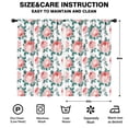 thumbnail image 2 of Blackout Kids Curtains,Pioneer Flower Floral Print Pattern Childrens Insulated Curtains Set Of 2,Bedroom Essentials,Toddler Room Decor 52"x84", 2 of 5