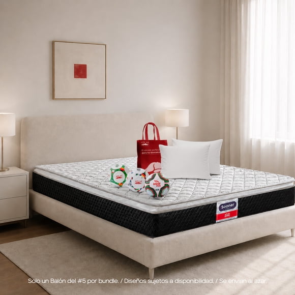 Colchón Matrimonial + Almohadas Atlas Basic Colchones Atlas Sooner