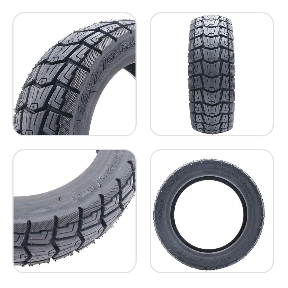 Zeko Tyres Single Front/Rear Tubeless Scooter Tire Fits 10 Inch Rim 4