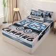 thumbnail image 2 of Homewish Cartoon Camo Camper Zipper Full Size Comforter Sets with Fitted Sheet and 2 Pillowcases For Travel Trailers,Rustic Farmhouse Camping Adventure Zipper Bedding Set For Boy,Reversible,4 Pieces, 2 of 7