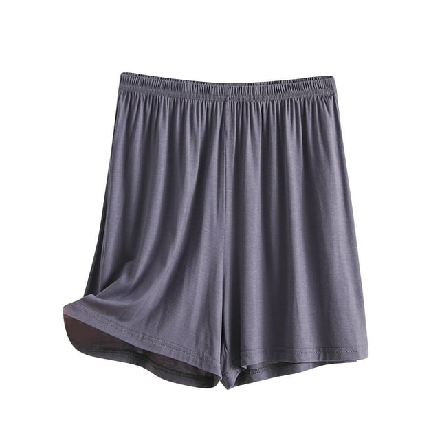 Timegard Womens Shorts Plus Size Summer Elastic Waist Drawstring Solid Color Fitting Comfy Cargo Shorts