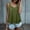 Green, variant on MRULIC tank top for women Women's Casual Swing Lace Flowy Solid Loose O-Neck Cotton Tank Top Womens tank tops White + L