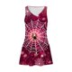 thumbnail image 4 of Vestido de Verano para las Mujeres Impresión de la Moda Bolsillo sin Mangas Cuello en V, Vestido Casual para la Playa Y Diario, 4 of 5