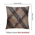 thumbnail image 4 of BANET s Pillows Decorative Pillows Square Pillow Cases for Brown Pillow Cases Set of 2 20x20in, 4 of 7