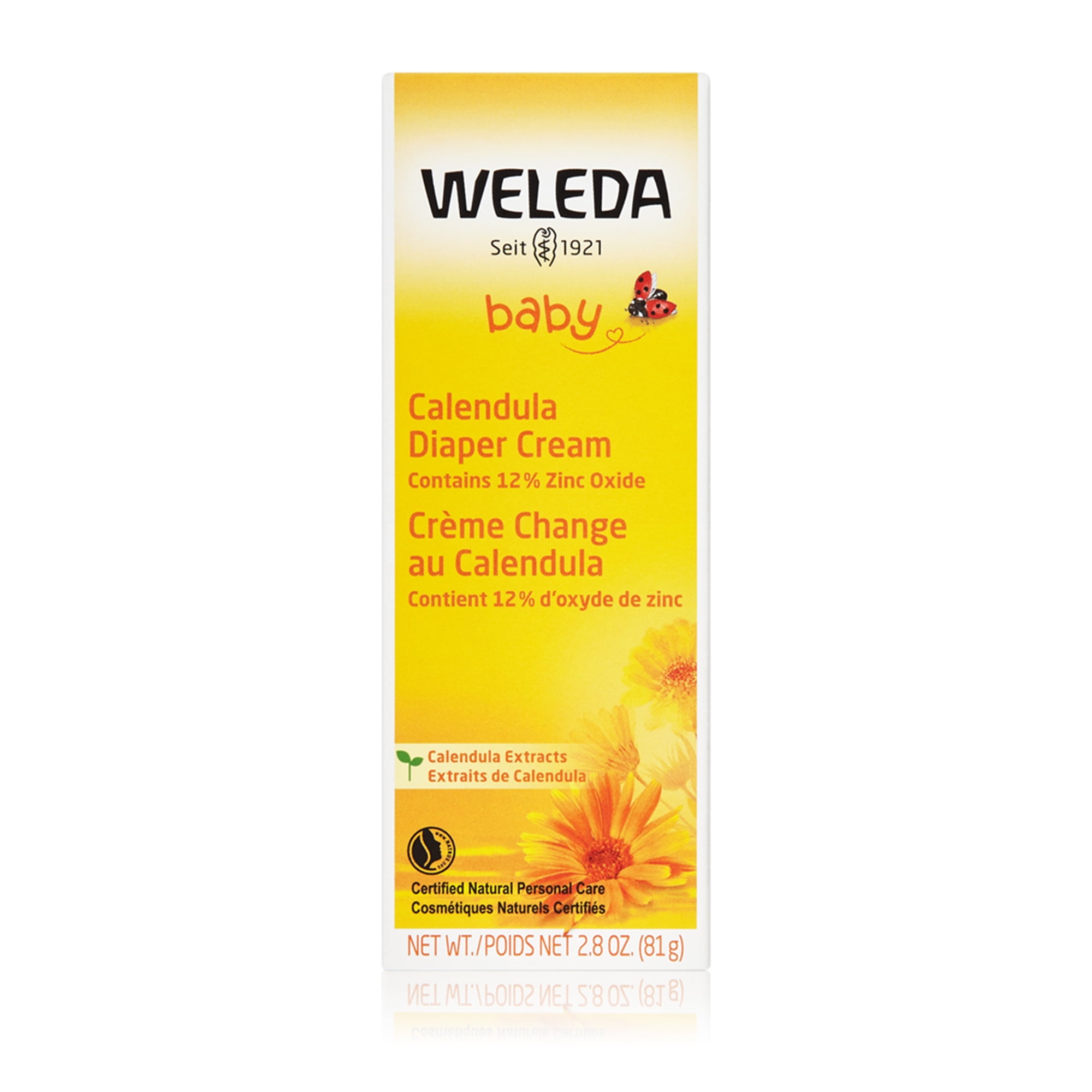 Weleda Crema para pañales de caléndula para bebé, 2.8 onzas líquidas  (paquete de 3), protección rica en plantas con caléndula, manzanilla,  aceite de