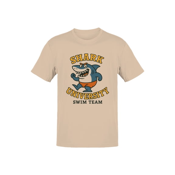 Shark University Swim Team Design Men's T-shirt