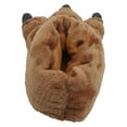thumbnail image 2 of Slumberzzz Mens Monster Claw Plush 3D Slippers, 2 of 6