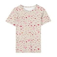 thumbnail image 4 of Soki T-Shirt Mode Décontracté Brillant pour Femmes Col Rond Manches Courtes, 4 of 4