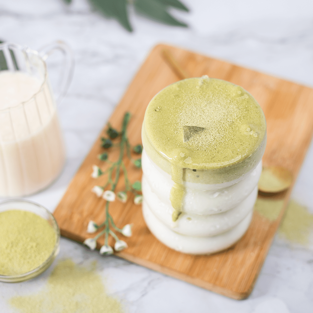 Tea Zone MATCHA GREEN TEA Premium Powder Mix for Boba Bubble Tea, Slush, Smoothies 2.2 lbs