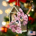 thumbnail image 3 of Spring Dream House Wooden Ornaments Set of 2 by Gelsinger | Easter Spring Décor - 8461056-DG, 3 of 4