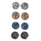 thumbnail image 1 of Royalvide 8x Pendientes unisex con estilo y adornos de cristal para Navidad 6 mm, 1 of 9