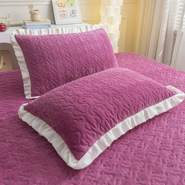 1 funda de almohada roja de algodón,nailon y elastano,transpirable,a prueba de aceite,con capa aislante para el núcleo de la almohada,ideal para hoteles. Rkxzt