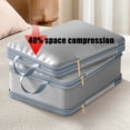 thumbnail image 4 of Travel Compression Bag, Waterproof Clothing Organizer, Large Capacity, Mesh Panel Design, For Outdoor Travel, Space-Saving Gear, Durable Polyester Material, Multi-Purpose Suitcase Companion $BS$3, 4 of 5