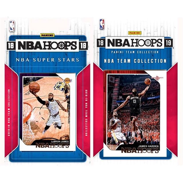 C&I Collectables 2018ROCKTS NBA Houston Rockets Licensed 2018-19 Hoops Team Set Plus 2018-19 Hoops All-Star Set