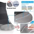 thumbnail image 2 of No Show Running Athletic Anti-Blister Wicking Coolmax Socks, Seamless Anti-odor, 2 of 6