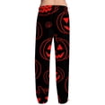thumbnail image 5 of Satingcolo Halloween Pajama Pants for Men Printed Pajama Bottoms Drawstring Lounge Pants Sleepwear, 5 of 7