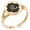 Rose Gold, variant on Stainless Steel Ukita Samurai Crest Minimalist Oval Top Polished Statement Signet Ring