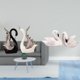 thumbnail image 2 of Elegantes Figuras De Cisne De Resina Cerámica, Esculturas Para El Hogar, La Oficina, El Estante, El Aniversario, La Chimenea, El Dormitorio, La Sala De Estar, La Decoración De Tartas, La, 2 of 8