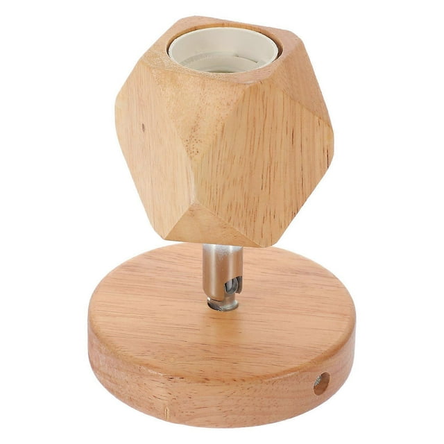 Ceiling Light Rotatable E27 Thread Lamp Holder Beige Color Square Shape For Industrial Offices 1Set