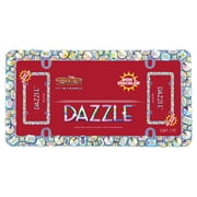 Cruiser Accessories Dazzle License Plate Frame with Iridescent Sparkle