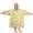 Corgi and Bone Yellow Pattern, variant on Wearable Blanket Hoodie,Dachshund and Wine Pink Pattern Oversized Sherpa Blanket Hoodie with Super Pockets,Super Warm Fuzzy Pullover for Women & Men