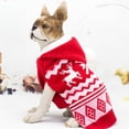 thumbnail image 3 of Christmas Pattern Pet Clothes Keep Warmth Knitted Sweater Outfit – Skin-Friendly for Christmas Dogs, 3 of 8