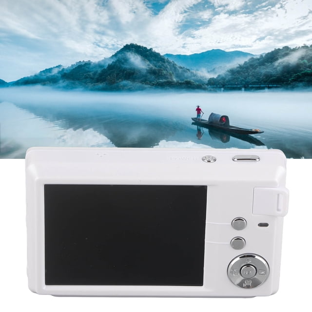 Cámara Digital, Pantalla Lcd de 3,0 Pulgadas, Cámaga HD 1080p de 48 MP, Cámara Compacta Con Batería de 1810 Mah y Luz de Relleno de Puerto Tipo C y Zoom 16x Antivibión
