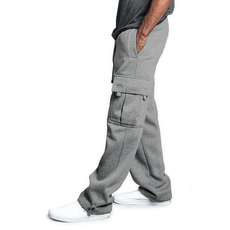 Sweatpants for Men Men's Drawstring Elastic Waist Pure Color Pocket  Trousers Baggy Movement Men's Pants Baggy Jeans on Sales Gray XL