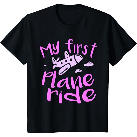 Kids My first plane ride girl T-Shirt