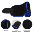 thumbnail image 4 of Unique Bargains Spandex Waist Sweat Band Waist Trimmer Belt Tummy Tuck Belts Strengthen Tummy During Exercising Blue, 4 of 6