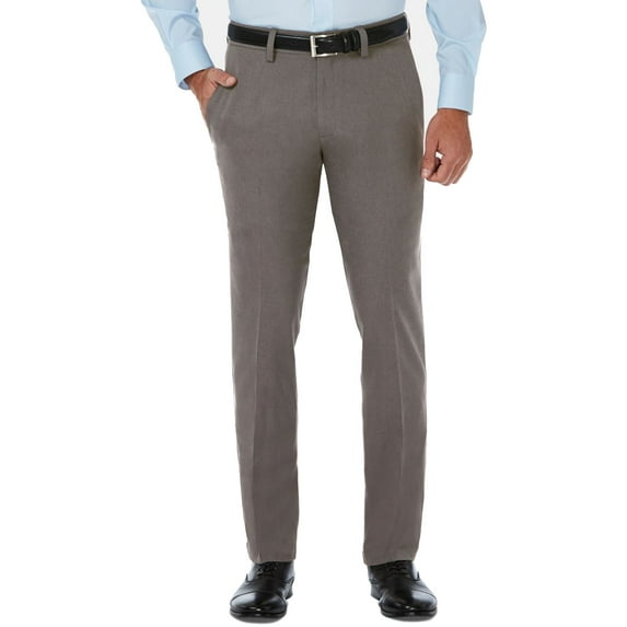 Mens Pants 29X30 Dress Slim Tapered No-Iron Stretch 29