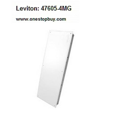 - Leviton 47605-4MG Structured Media Center Enclosure and Flush Mount Cover MDU Config A 42 Inch Powder Coat Steel - White