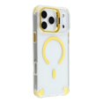 thumbnail image 3 of For iPhone 17 Pro Max Magnetic Case TPU PC Clear Phone Cover with Lens Frame Kickstand Lens Film - B, 3 of 5