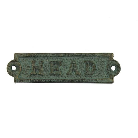 Wall Plaque Case (Antique Bronze Cast Iron Head Sign 6