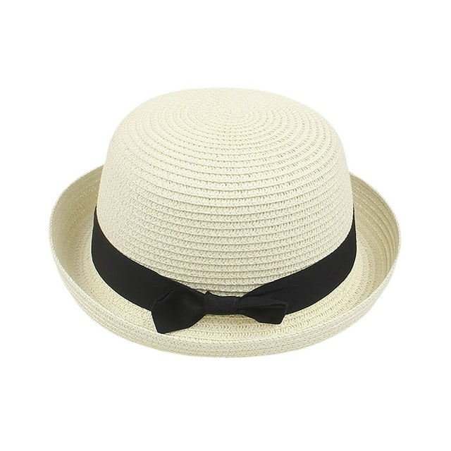 Kcodviy Chapeau Robe Femme Grand Chapeaux Vache Feuille Fleur Douche Nuptiale Chapeaux d'Amitié Chapeau Chapeaux de Soleil Plage Grands Chapeaux pour Femmes Chapeau