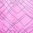 thumbnail image 1 of Ahgly Company Indoor Square Solid Pink Modern Area Rugs, 8' Square, 1 of 4